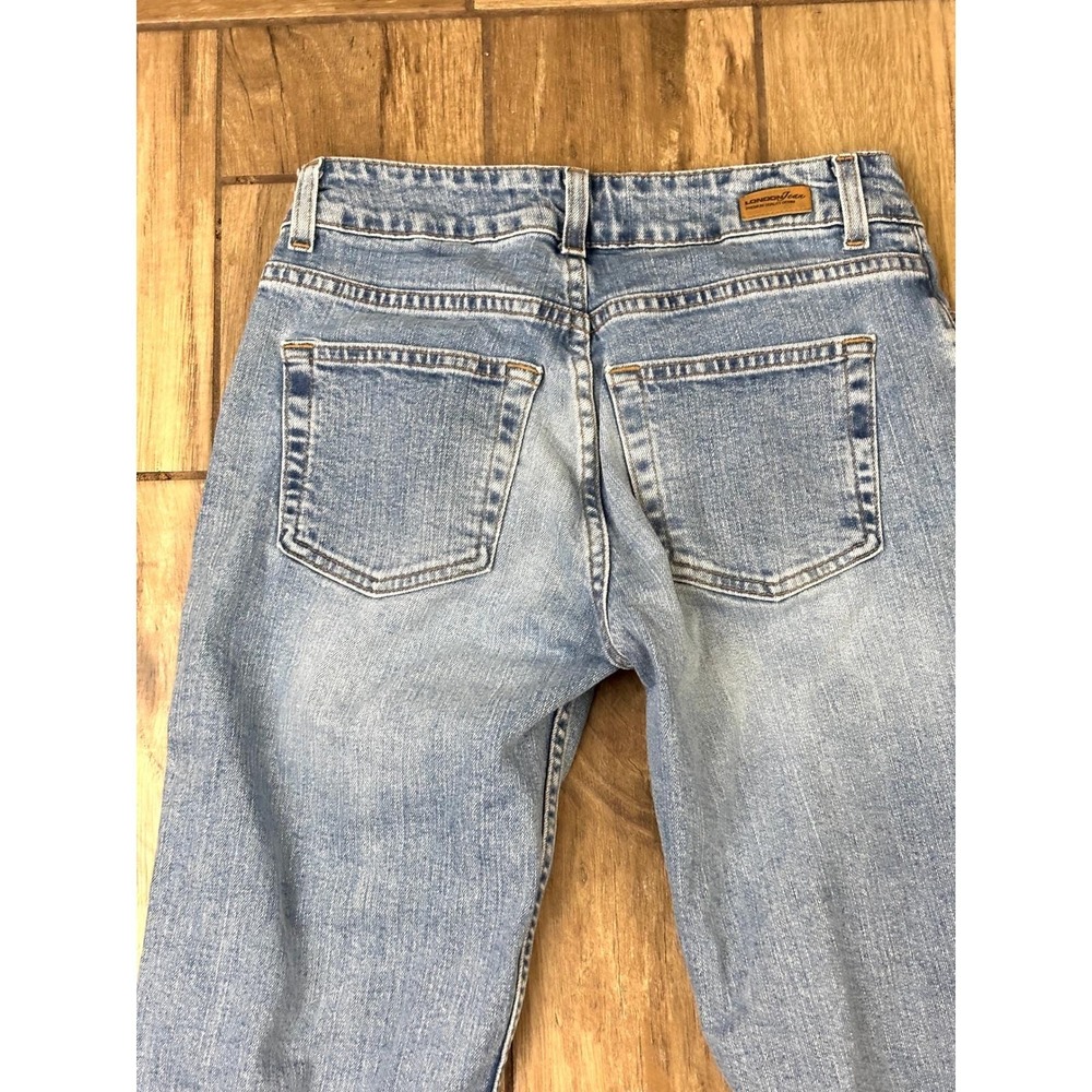 London Jean‎ Y2K Low Rise Bootcut Jeans Women's 4 Stretch Light Wash - Picture 13 of 13